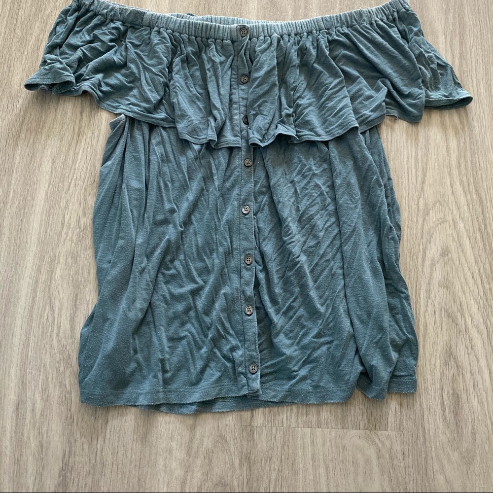 American eagle off the shoulder top